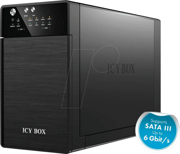 ICY IB-RD3620SU3 - Externes 2x 3.5'' SATA Gehäuse