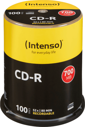 CD 80100 INT - Intenso CD-R 700MB/80min