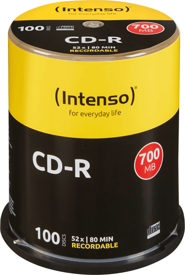 CD 80100 INT - Intenso CD-R 700MB/80min
