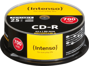 CD 8025 INT-P - Intenso CD-R / 700MB/ bedruckbar / 25-er