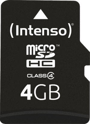 INTENSO MSDHC4G - MicroSDHC-Speicherkarte 4GB