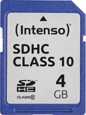 INTENSO 3411450 - SDHC-Speicherkarte 4GB