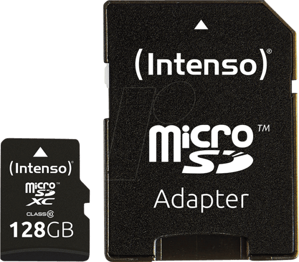 INTENSO 3413491 - MicroSDXC-Speicherkarte 128GB