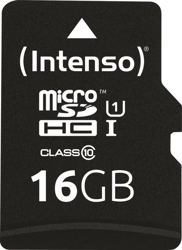 INTENSO 3423470 - MicroSDHC-Speicherkarte 16GB