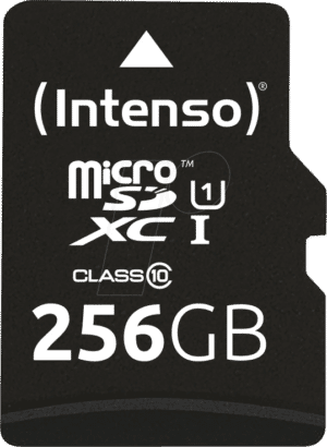 INTENSO 3423492 - MicroSDXC-Speicherkarte 256GB