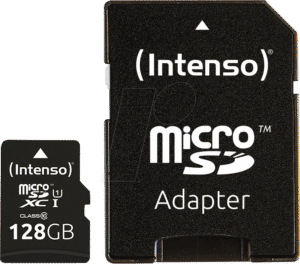 INTENSO 3424491 - MicroSDXC-Speicherkarte 128GB