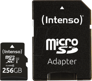 INTENSO 3424492 - MicroSDXC-Speicherkarte 256GB