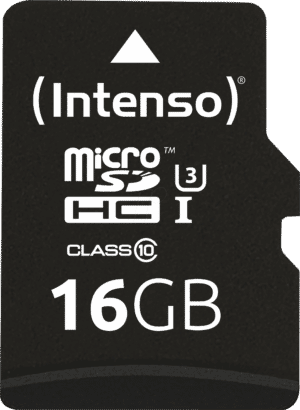 INTENSO 3433470 - MicroSDHC-Speicherkarte 16GB