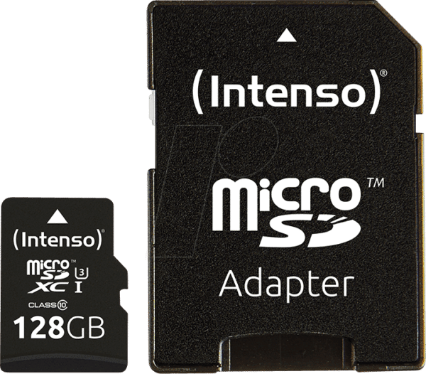INTENSO 3433491 - MicroSDXC-Speicherkarte 128GB