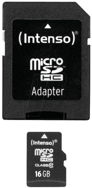 INTENSO 3413470 - MicroSDHC-Speicherkarte 16GB