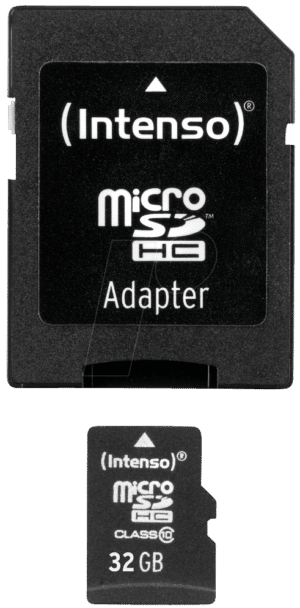 INTENSO 3413480 - MicroSDHC-Speicherkarte 32GB
