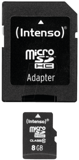 INTENSO 3413460 - MicroSDHC-Speicherkarte 8GB