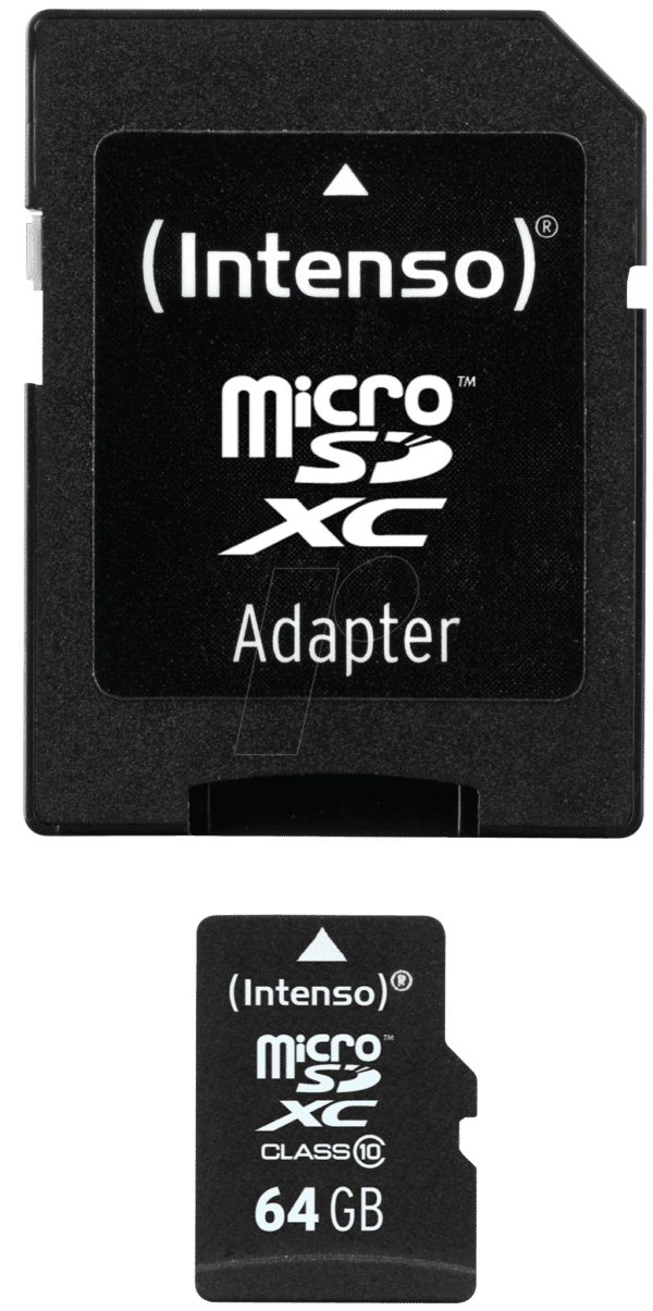 INTENSO 3413490 - MicroSDXC-Speicherkarte 64GB