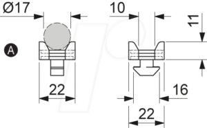 MS40 KABBINBLO - Kabelhalterblock 40+