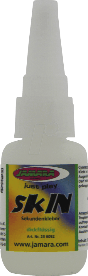 JAMARA 236092 - Sekundenkleber Skin mit Nadel 20g dick