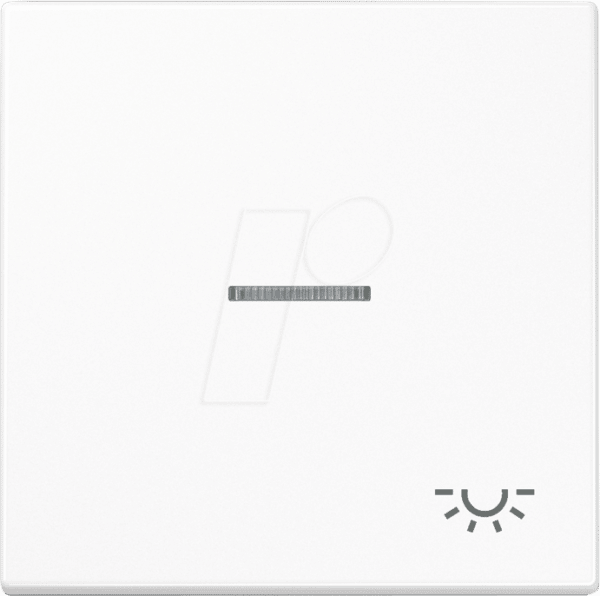 JG LS990 KO5 L - Wippe 1fach mit Lichtleiter