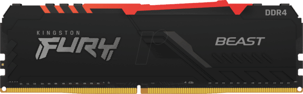 40KI1632-2016BR - 16 GB DDR4 3200 CL16 Kingston FURY Beast RGB 2er Kit