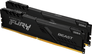 40KI1636-2017FB - 16 GB DDR4 3600 CL17 Kingston FURY Beast Black 2er Kit