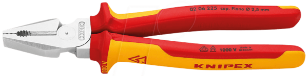 KN 02 06 225 - VDE- Kraft-Kombizange