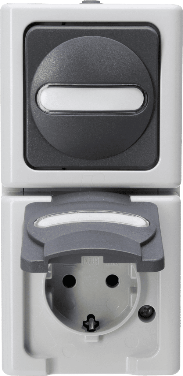 EL BE 130856009 - BLUE ELECTRIC AP-Feuchtraum-Schalter