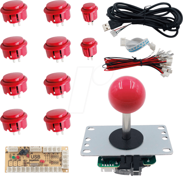 KUB ARC-RT - DIY Arcade Set Rot