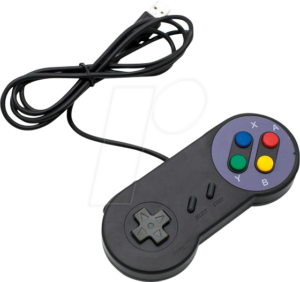 KUB SNES B - Controller SNES USB schwarz