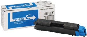 TONER TK 580C - Toner - Kyocera - cyan - TK-580 - original