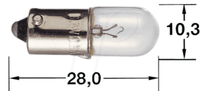 L 3456B - Signal-Kleinröhrenlampe