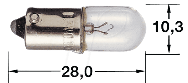 L 3456B - Signal-Kleinröhrenlampe