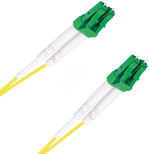 LCALCA09DYE15 - LCA-LCA SM OS1/OS2 DUPLEX 15M  Schraegschliff