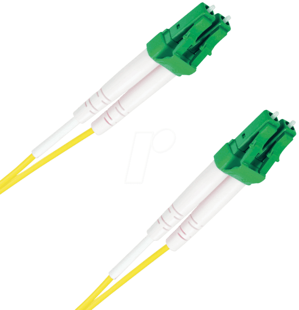 LCALCA09DYE15 - LCA-LCA SM OS1/OS2 DUPLEX 15M  Schraegschliff