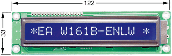 LCD 161F BL - LCD-Modul