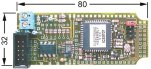 EA 9707 RS232 - Interfaceboard für Dotmatix-Displays bis 4x40