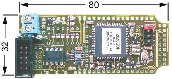 EA 9707 RS232 - Interfaceboard für Dotmatix-Displays bis 4x40