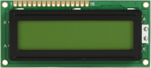 LCD-PM 2X16-6 C - LCD-Modul