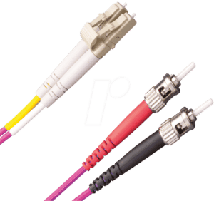 LCSTOM4DEV10 - LC-ST MM OM4 DUPLEX 10M- 50/125µm