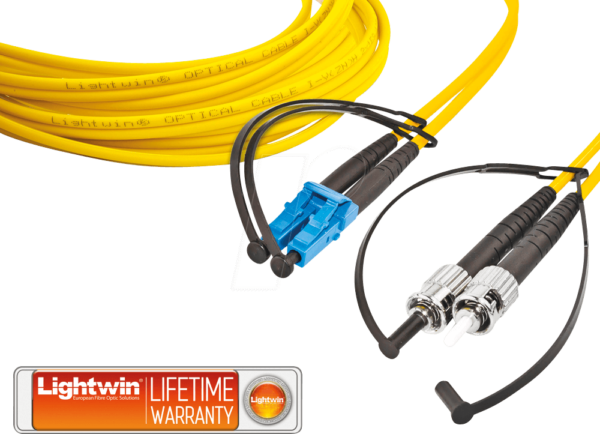 LDP-09 LC-ST2 - Duplex LWL Patchkabel