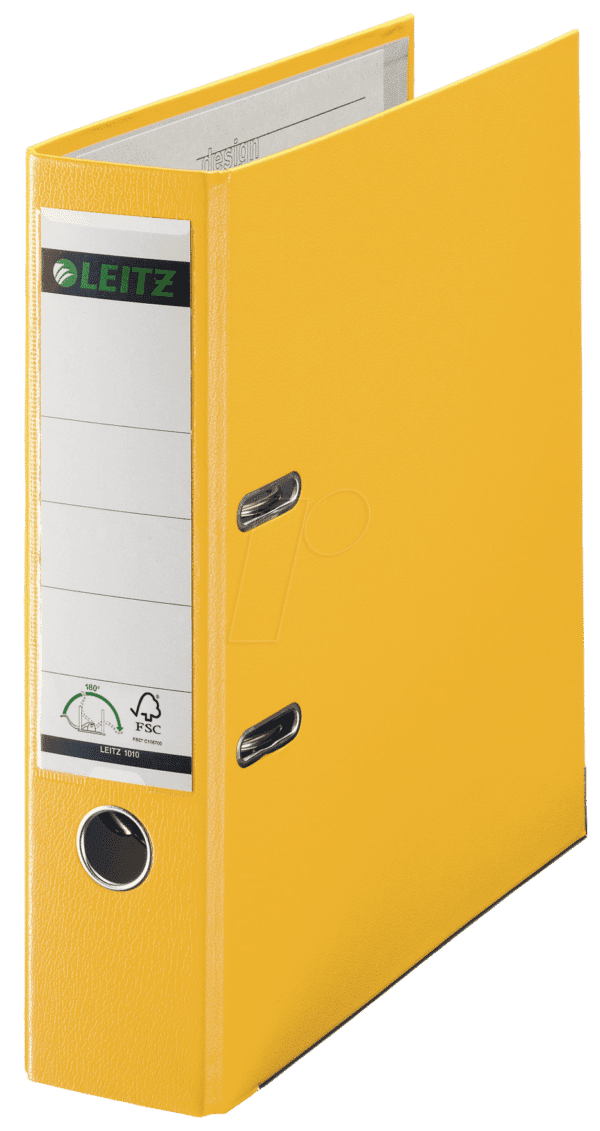 LEITZ 10105015 - Qualitäts Ordner PP 180° A4
