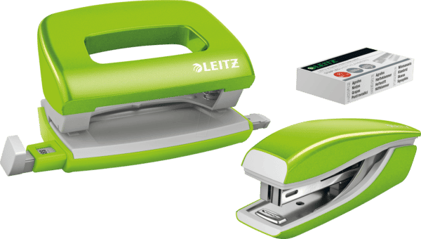 LEITZ 55612054 - NeXXt WOW Set Mini-Heftgerät und -Locher