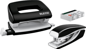 LEITZ 55612095 - NeXXt WOW Set Mini-Heftgerät und -Locher
