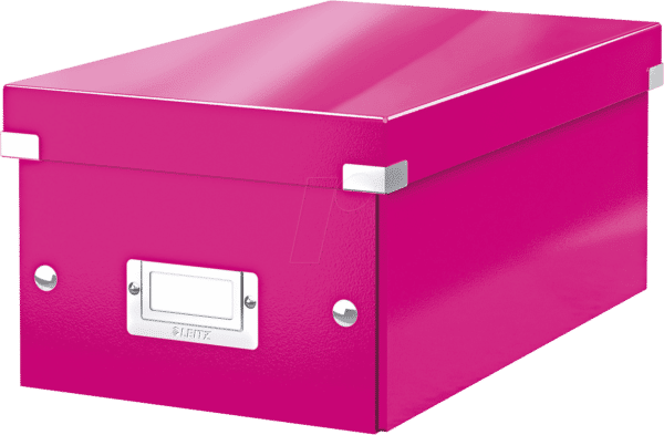 LEITZ 60420023 - Archivbox C&S WOW DVD pink