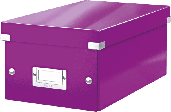 LEITZ 60420062 - Archivbox C&S WOW DVD violett