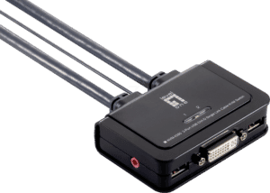 LEVELONE KVM0260 - 2-Port Kabel KVM Switch