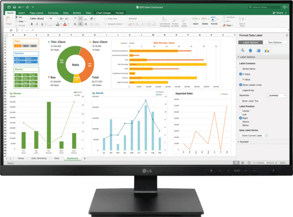 LG 24BN650Y - 60cm Monitor