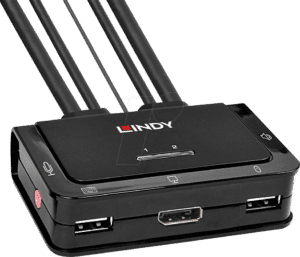 LINDY 42344 - 2-Port KVM Switch