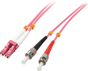 LINDY 46351 - Kabel LWL LC/ST OM4 50/125µm 2m