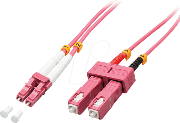 LINDY 46363 - Kabel LWL LC/SC OM4 50/125µm 5m