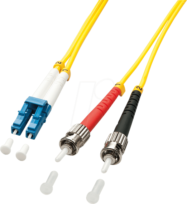 LINDY 47461 - Kabel LWL LC/ST OS2 9/125µm 2m
