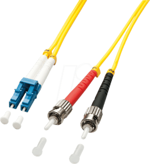 LINDY 47462 - Kabel LWL LC/ST OS2 9/125µm 3m