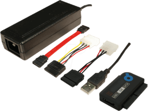 LOGILINK AU0006D - Adapter USB 2.0 > IDE/SATA mit Backup Funktion